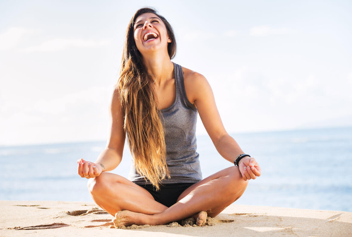 Laughing yoga in best for health